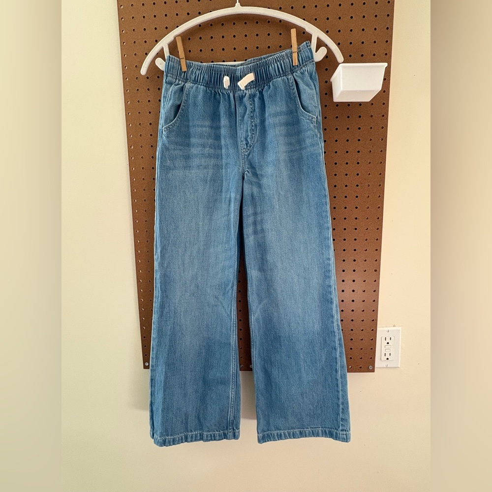 Gap Kids High Rise Wide-Leg Pull-On Jeans